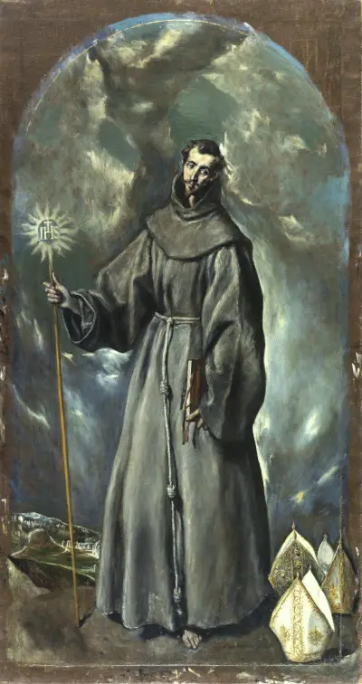 Saint Bernardino of Siena El Greco